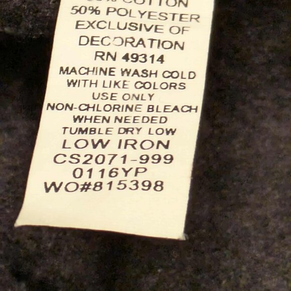 Boise State Broncos Black Hooded Mens XL Hand Warm Pocket Pullover Jacket - Picture 7 of 11